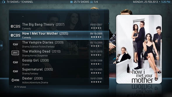 tv uz xbmc