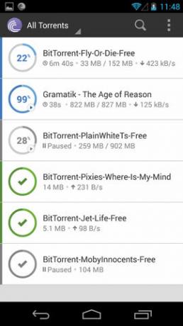 BitTorrent Android lietotne