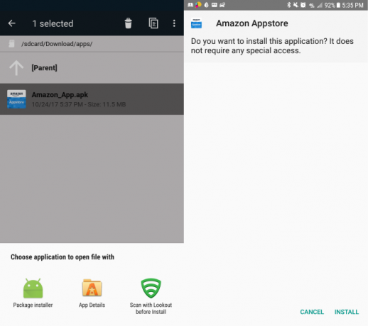 android versijas amazon appstore instalēt