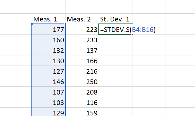 kā aprēķināt pamata statistiku Excel