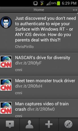 android tweetdeck apskats