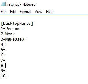 3 virtuālā darbvirsmas padomi, kas jums jāzina sistēmā Windows 10 DesktopNames