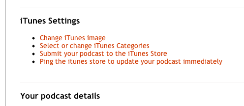 podcast iTunes lietotne