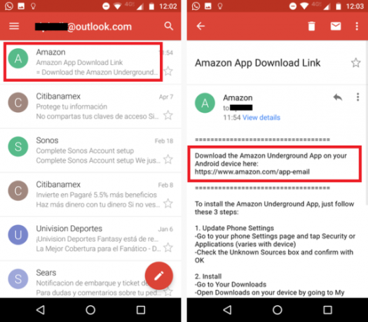 Google Play vs. Amazon Appstore: Kura ir labāka? appstore apk e-pasts 571x500