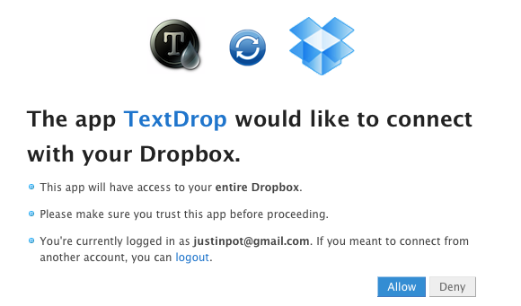 rediģēt dropbox teksta failu