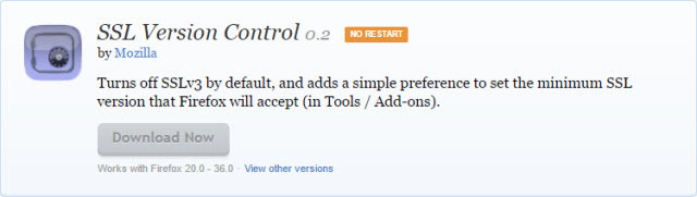 Firefox-pūdelis-SSL-versija-kontrole-papildinājums