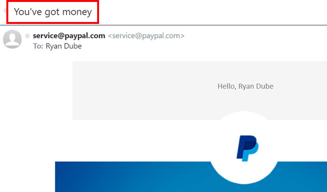 paziņojums par paypal e-pastu