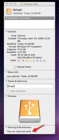 Pasaulē ātrākais NTFS draiveris operētājsistēmai Mac OS X [Giveaway] DriveInfo