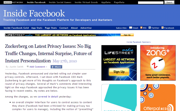 raksti par facebook