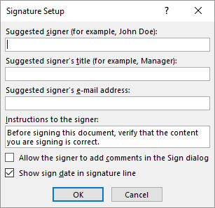 Kā izveidot profesionālus pārskatus un dokumentus, izmantojot Microsoft Word Signature Setup