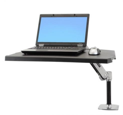 Ergotron WorkFit-S duāls ar Worksurface + pārskats un Giveaway darba apģērbs lpp