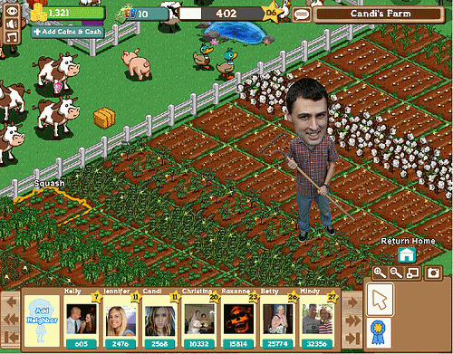 farmville facebook ceļvedis