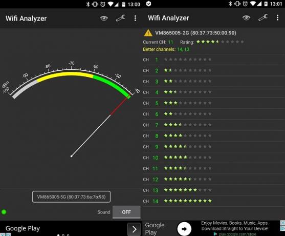 Uzlabojiet savu Wi-Fi signālu mājās un ārpus tās, izmantojot šīs Android lietotnes Wi Fi Analyzer Ekrānuzņēmums Otrais