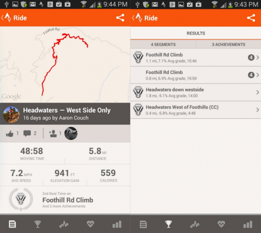 4 Strava - skats Braukšana un segmenti