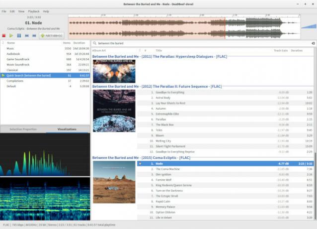 Alternatīvas iTunes: 5 labākie bezmaksas mūzikas atskaņotāji macOS mac mūzikas atskaņotājam deadbeef