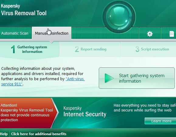 Pārbaudiet datoru ātri un bez maksas, izmantojot Kaspersky Virus Removal Tool scanner2