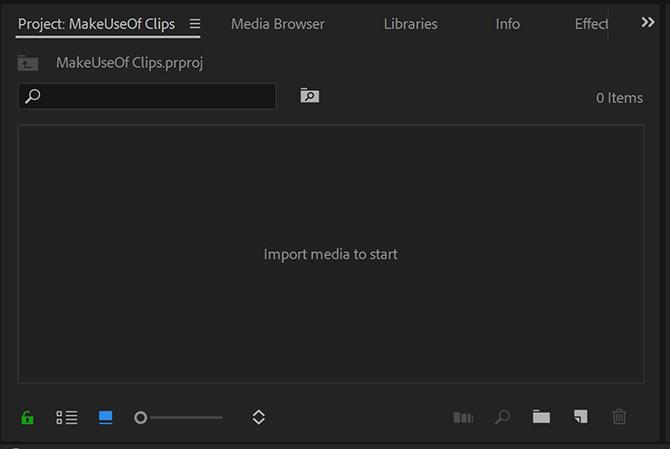 Adobe Premiere Import - samazināt video Adobe Premier