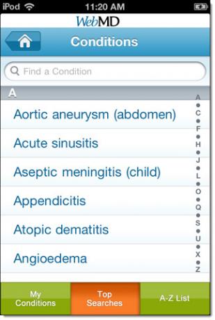 webmd lietotnes ipad