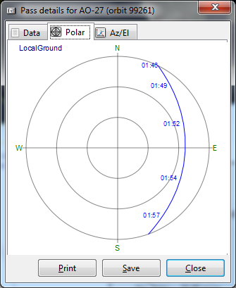 Izsekojiet un prognozējiet satelītu ceļu tiešraidē, izmantojot Gpredict [Windows] gpredict10