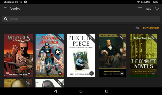 Jūsu neoficiālā Amazon Fire Tablet rokasgrāmata muo android amazonfireguide grāmatu bibliotēka