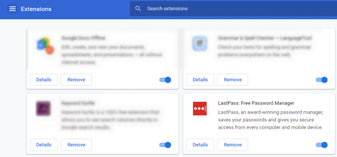 hroma paplašinājums lastpass