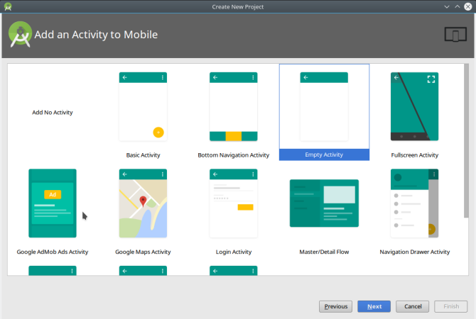 Android izveidot lietotni androidstudio newproject3