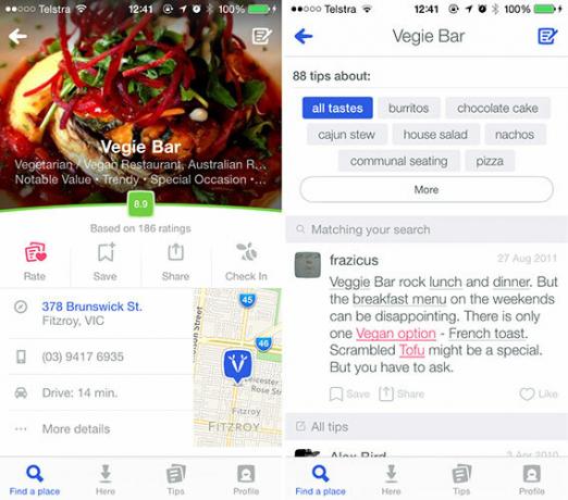 Foursquare tiek palaists kā atklāšanas rīks, pamatojoties uz jūsu gaumi 4sq