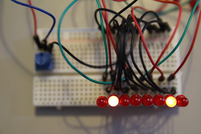 Arduino gaismas diodes-Ārējie pāri