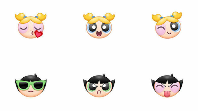 Powerpuff Girls iMessage uzlīmju iepakojums