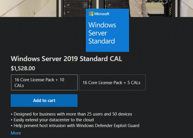 Pirkt Windows Server 2019