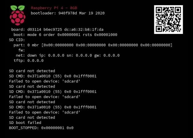 Raspberry Pi 4 8GB Lakka kļūda