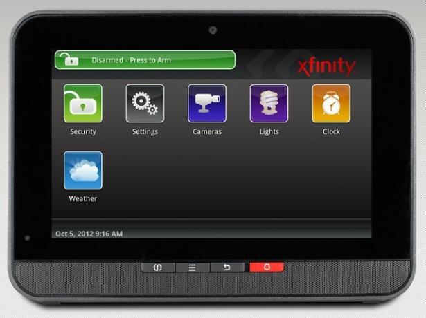 Xfinity skārienekrāna ierīce