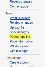 Wikipedia lapas saite