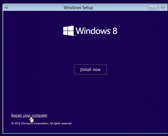 noteikt Windows 8 sāknēšana