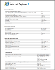 Internet Explorer saīsnes