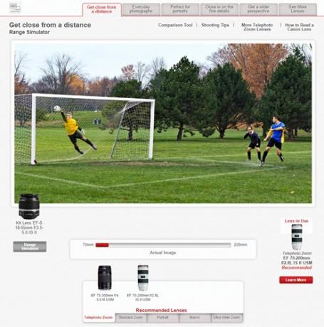 Vai pērkat fotokameras objektīvu? Vispirms izmantojiet šos objektīva simulatorus, lai pārbaudītu tos Canon simulatoru diapazonā