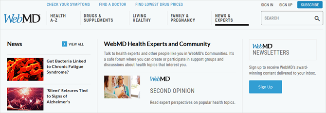 webmd veselības eksperti