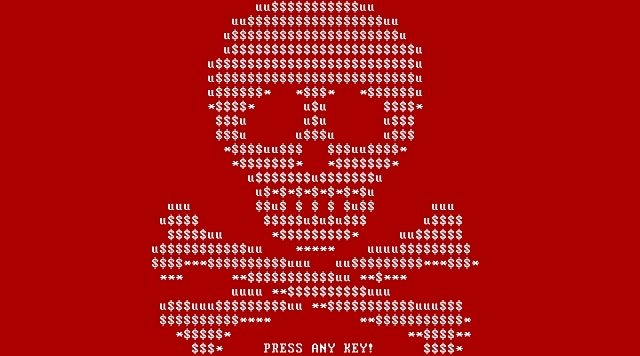 Petya Ransomware bloķēšanas ekrāns