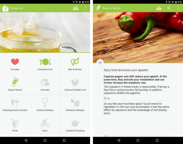 HealthyAndroidApps-Uzturs-Viktorīna