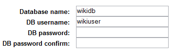 Wiki datu bāzes izveidošana