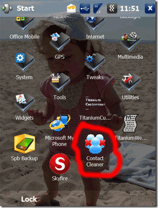Windows Mobile dublikātu kontaktu noņemšanas līdzeklis