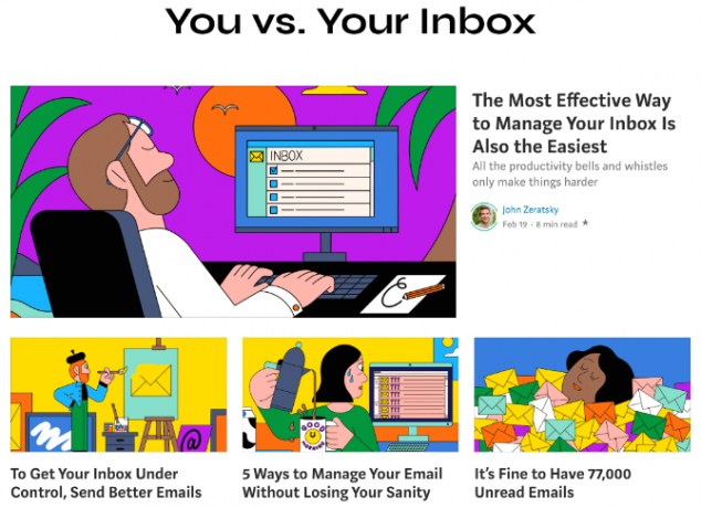 Jūs vs. Jūsu iesūtnes sērija runā par labākajām e-pasta sakārtošanas metodēm
