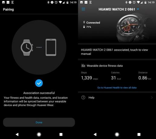 Huawei Watch 2 uzaicinātāji operētājsistēmas Android Wear 2.0 versijā (pārskatīšana un izsniegšana) Huawei Watch App Screenshots