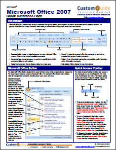 14 lietojumprogrammu krāpšanās lapas un plakāti populārām programmām office2007