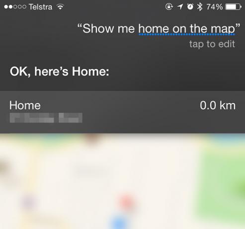 Pietura Siri un paziņojumu centram atbrīvot jūsu iPhone Secrets siri karti