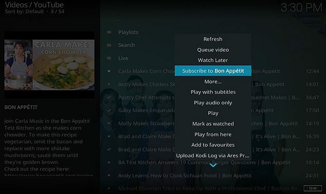 Kā instalēt un izmantot YouTube Kodi papildinājumu - abonējiet kanālu