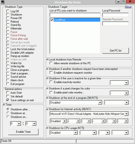 Windows automātiskā izslēgšana