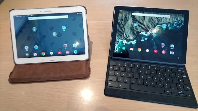 MakeUseOf apskats Google Pixel C iekurtā salīdzināšana