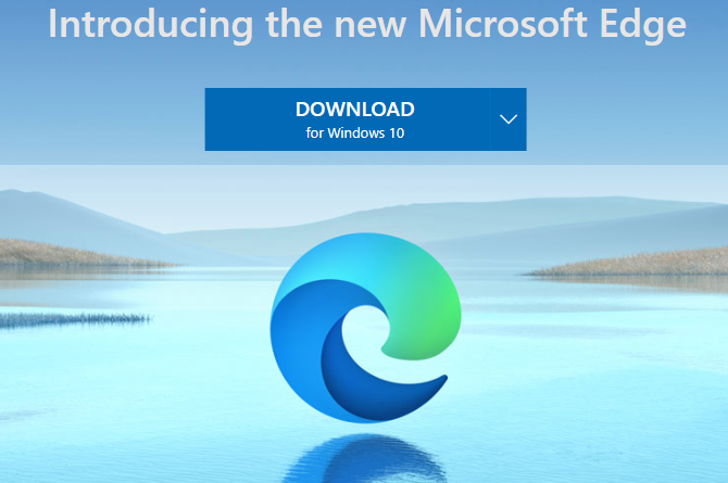 Jauna Microsoft Edge lejupielāde