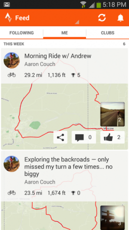 12 Strava - mana aktivitāte